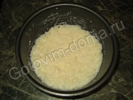 Рисовый пудинг со сгущёнкой и мускатным орехом
