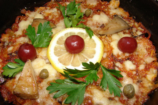 Солянка овощная на сковороде (2)
