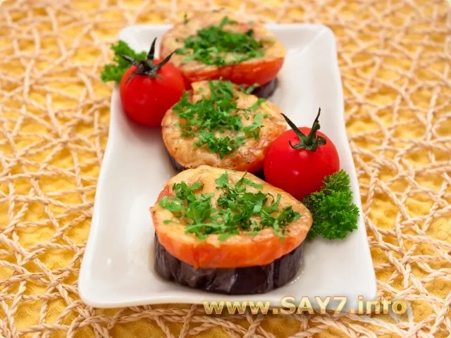 Баклажаны, запеченные с сыром