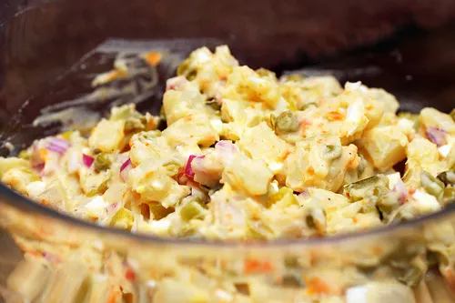 Салат из картофеля