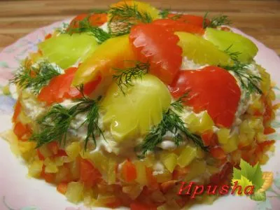 Салат Листопад