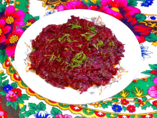 Салат из свеклы
