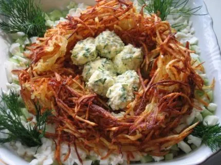 Салат Глухариное гнездо
