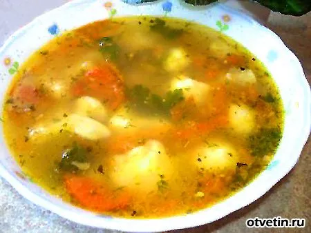 Борщ с цветной капустой