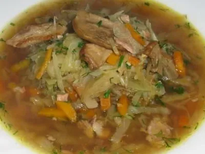 Капустняк с грибами