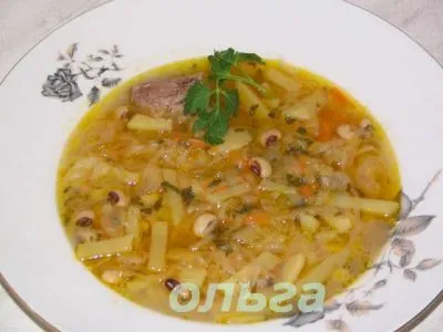 Щи из кислой капусты