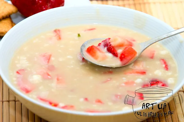 Морковный суп с мандаринами на ромашковом настое
