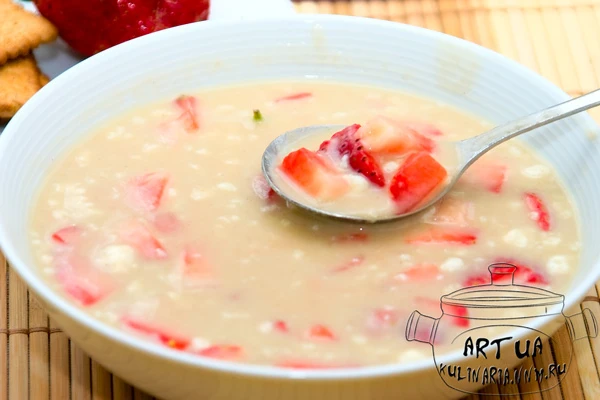 Морковный суп с мандаринами на ромашковом настое