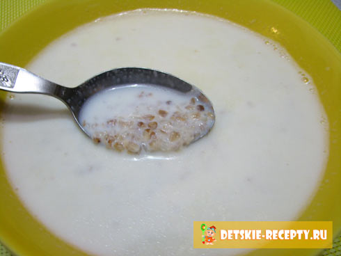 Суп молочный с гречневой крупой
