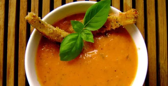 Суп молочный с морковью и крупой