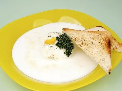 Суп молочный с овощами и вермишелью
