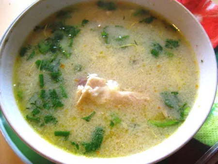 Куриная чихиртма (густой куриный суп)