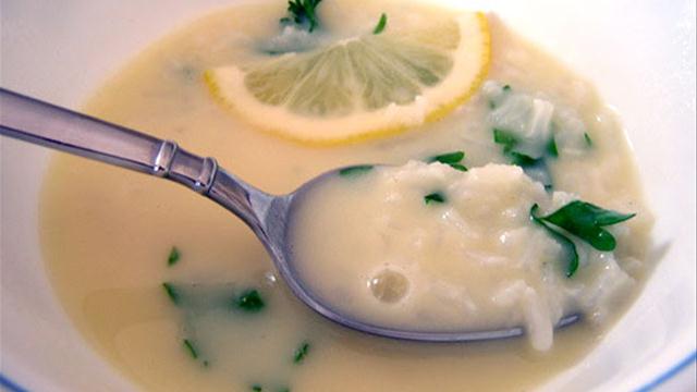 Суп греческий с лимоном