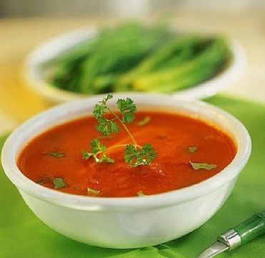 Суп-крем с помидорами