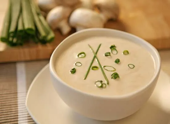 Суп-пюре из овощей с шампиньонами