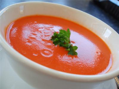 Томатный суп (из свежих помидоров)