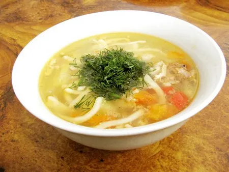 Суп-лапша с мясом