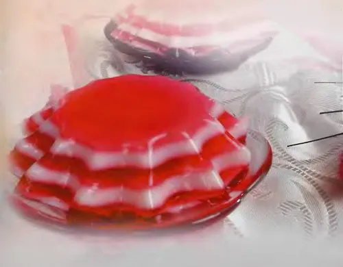 Фруктовое желе с орехами