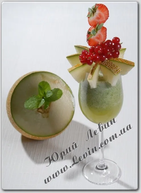 Желе с медовой дыней